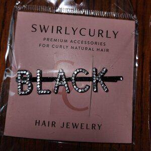 SwirlyCurly Rhinestone Hair Jewelry